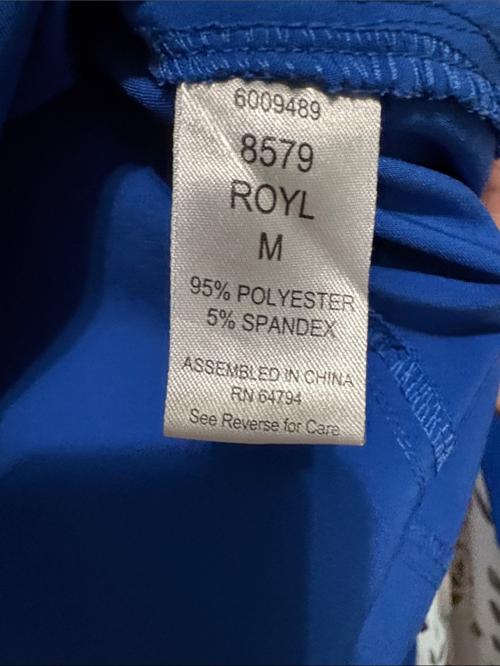 Med Couture Royal Blue Scrub Set - Picture 3 of 6